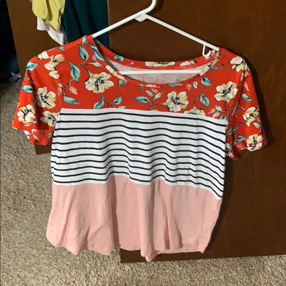 Maurices Tops - Maurices block color top